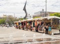 Street vendors on Plaza Tapatia