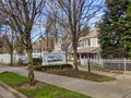 Street view of Aegis Living elderly care facility in the Totem Lake area amidst the COVID-19 outbreak Royalty Free Stock Photo