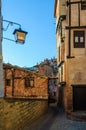 Street view in Albarracin, Spain Royalty Free Stock Photo