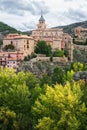 Street view in Albarracin, Spain Royalty Free Stock Photo