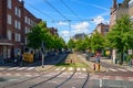 The street view of Amsterdam, Netherlands Royalty Free Stock Photo