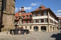 Street view in Ansbach, Bavaria, Germany