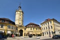 Street view in Ansbach, Bavaria, Germany