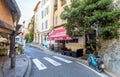 Street view in Antibes old town, France