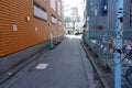 Street view of downtown back alley