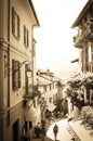 Street view of Bellagio, Italy