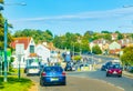 Street view of Bexhill town East Sussex UK