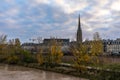 Street view in Bordeaux city, France. Royalty Free Stock Photo