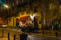 Street view in Bordeaux city, France. Royalty Free Stock Photo