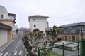 Street view buildings from Mount Igueldo of Donostia- San Sebastian in Spain Royalty Free Stock Photo