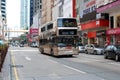 Street view of Central district, Hong Kong Royalty Free Stock Photo