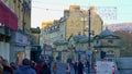 Street view in the city Bath England - BATH, ENGLAND - DECEMBER 30, 2019