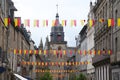 Street view of city Fougeres in Brittany, France