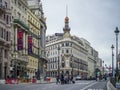 Street view of the city of Madrid