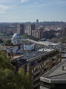 Street view of the city of Madrid