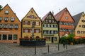 Street view of Dinkelsbuhl, one of the archetypal towns on the German Romantic Road.