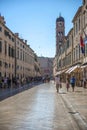 Street view of Dubrovnik, Croatia