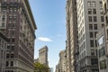 Street View Flatiron Building New York City Royalty Free Stock Photo