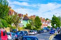 Street view from Folkestone town Kent