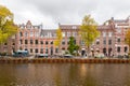 Street view and generic architecture in Amsterdam Royalty Free Stock Photo