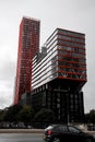 Street view and generic architecture from downtown Rotterdam, the Netherlands