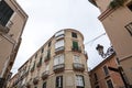 Street view and generic architecture in Malaga, Spain Royalty Free Stock Photo
