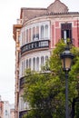 Street view and generic architecture in Malaga, Spain Royalty Free Stock Photo