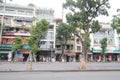 Neighbourhood, town, city, mixed, use, street, tree, plaza, downtown, square, pedestrian, road, building, condominium, facade