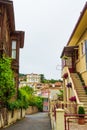 Street view from Heybeliada Princes island Turkey