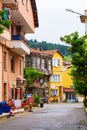 Street view from Heybeliada Princes island Turkey