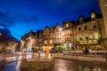 Street view of the historic old town, Edinburgh