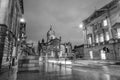 Street view of the historic Royal Mile, Edinburgh Royalty Free Stock Photo