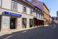 Street view in historical center of Maribor, Lower Styria, Slovenia Royalty Free Stock Photo