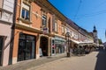 Street view in historical center of Maribor, Lower Styria, Slovenia Royalty Free Stock Photo