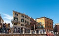 Street view of historical downtown in Verona Royalty Free Stock Photo