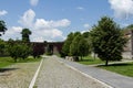 Street view inside Alba Carolia Fortress in Alba Iulia