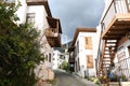 Street view in Kalkan, Turkey. Royalty Free Stock Photo