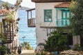 Street view in Kalkan, Turkey. Royalty Free Stock Photo