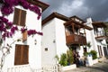 Street view in Kalkan, Turkey. Royalty Free Stock Photo