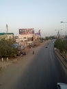 Street view karachi early mornging Royalty Free Stock Photo