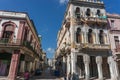 street view from La Havana Center, dairy cuban life