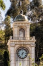 Clock tower at The Commons shopping center in Calabasas, California.