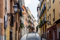 Street view of Lavapies Quarter in Madrid