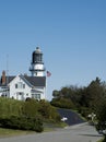 Street view of Light House on Cape Elizabeth, Maine