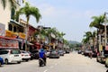 Street view in Lumut city Royalty Free Stock Photo