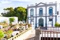 Street view of main square of the beautiful historican town Haria, Lanzarote, Canary Islands, Spain