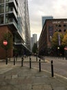 MANCHESTER, UK: Steet view Great Northern Railway Company`s Goods Warehouse. Old Building in