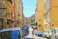 Street view of Marseille, biggest city of the south of France