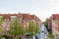 Street view with modern buildings in the downtown of Hannover, Germany