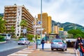 Street view of Monaco downtow